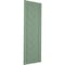 Ekena Millwork True Fit PVC Single Panel Herringbone Modern Style Fixed Mount Shutters, Track Green, 12W x 32H, PR TFP001HB12X032TG - alternate 8